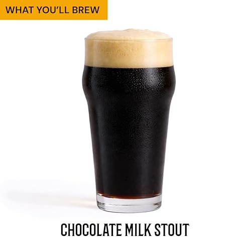 Craft A Brew Recipe Kit - Chocolate Milk Stout Refill - 1 Gallon - Ingredients for Home Brewing Beer - color: Chocolate Milk Stout