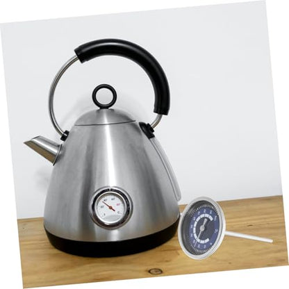 PRETYZOOM Stainless Steel Kettle Temperature Gauge Accurate Dial Thermometer for Water Heating User Friendly Design for Tea Brewing Fits Stainless Steel Models