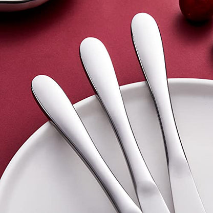 Aebeky 16-Piece Stainless Steel Table Knives,Dinner Knives Set,9.1-Inch (16-Piece) - size: 16-Piece