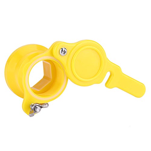 Honey Gate Valve for Bucket, Yellow Nylon Honey Extractor Valve Honey Tap Beekeeping Equipment Bee Hive Tool Beekeeper Tool