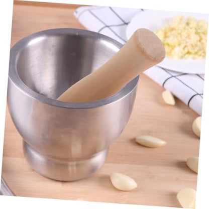 PRETYZOOM 2 pcs Wood Pestle Kitchen Grinding Stick for Garlic Ginger Chili Crushing Handheld Food Muddler Rods for Home Cooking and Mashed Potato Preparation