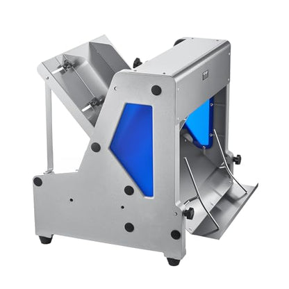 VEVOR Electric Bread Slicer, 370W Bread Slicing Machine, Die-Cast Aluminum Countertop Bread Cutter Machine for 12mm Slice Thickness, Commercial & Home Use for Bakeries Restaurants, 120V - size: Upgraded Electric Bread Slicer