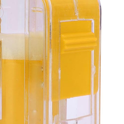 Professional Queen Bee Marking Kit with 0 99 Number Stickers Tweezers and Marking Cage for Beekeepers Plastic Beekeeping Tools (Yellow) - color: Yellow