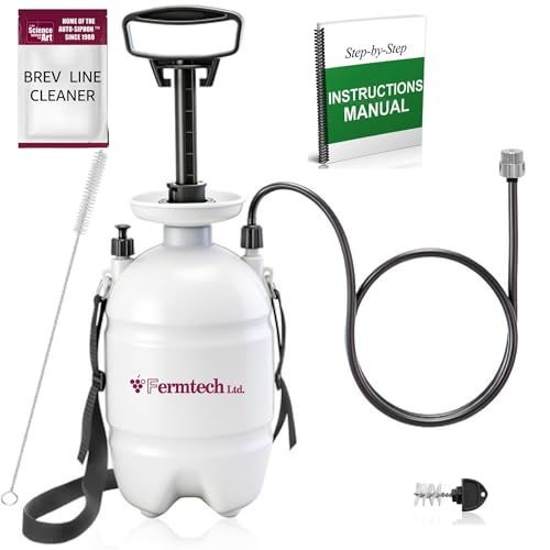 Beer Line Standard Beer Draft Keg Cleaning kit with 4oz Beer Line Powder Cleaner PBW compatible- Hand Pump Pressurized - Easy Safe to Use Keg Cleaner - w/Brush, Faucet Brush, Instruction Manual - style: Beer Line