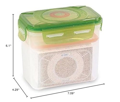 E-Jen Premium Kimchi, Sauerkraut Container Probiotic Fermentation with Inner Vacuum Lid (Earthenware Green, 0.45 gal/ 1.7L) - color: Earthenware Green, size: 0.45 gal