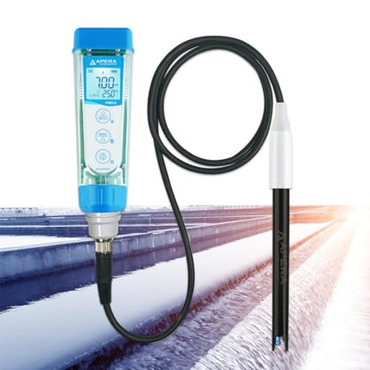Apera Instruments PH60Z-WW Smart Handheld pH Meter Tester Kit with LabSen 335 ATC pH Electrode for Lab-Grade pH Measurement in Wastewater, Suspensions, Emulsions and Dirty Liquids - style: Dirty Liquids