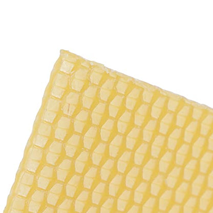 10 Sheets Beekeeping Beeswax Sheets Natural Useful Pure for Bee Hives (Medium)