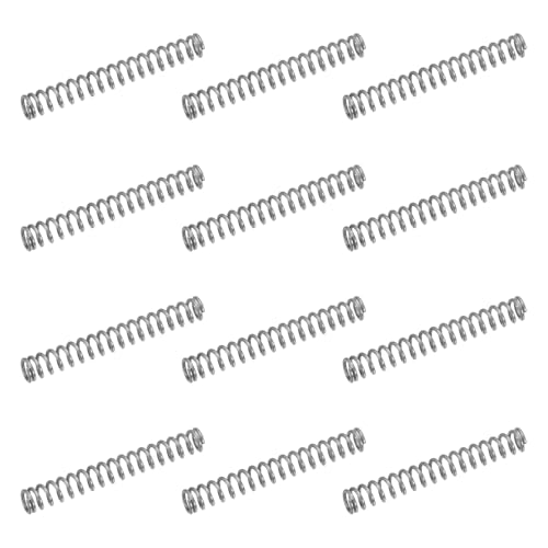 uxcell 50Pcs 304 Stainless Steel Compression Springs, 0.5mm x 4mm x 30mm Small & Tiny Pen Spring for Home Repair & DIY, Workshop & Industrial Use, (Silver Tone) - size: 4mmx30mm