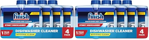 Finish Dishwasher Cleaner Liquid, Deep Cleans Hidden Grease & Limescale, Fights Odors & helps maintain Performance, 1 Year Supply, 8.45oz, (Pack of 8) - size: 8.45 Fl Oz (Pack of 8)