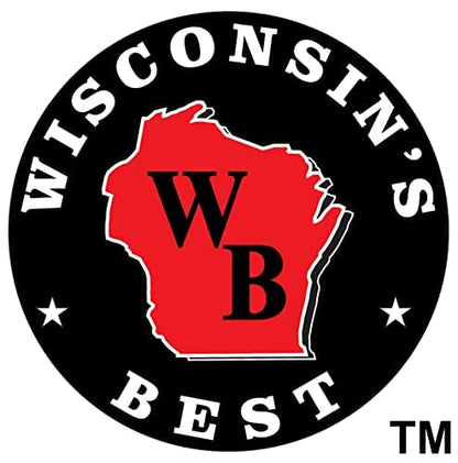 Wisconsin Cheese Company - Ultimate Mancave Gift Box - 100% Wisconsin Cheese, Sausage & Cracker Gift Box | Perfect for Parties, Charcuterie Boards and Holiday Gifts