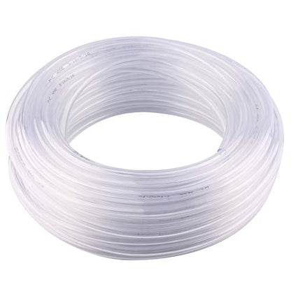 DERNORD PVC Tubing 3/16"ID X 5/16"OD Flexible Clear Vinyl Hose 100 Feet for Food Grade - size: 100 Feet, style: 3/16"ID X 5/16"OD