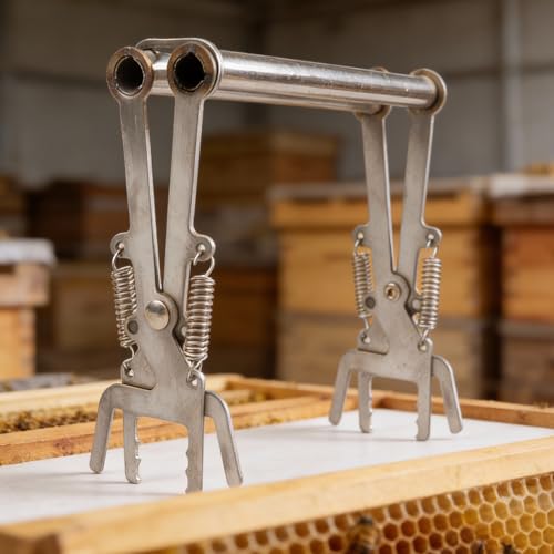 Ergonomic Frame Holder with Comfortable Grip for Stable During Apiary Tasks Claws Fixation Frame Tool
