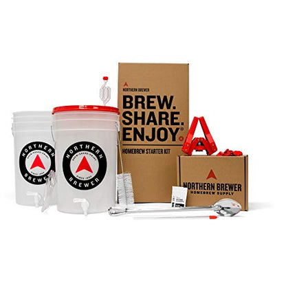 Northern Brewer - Essential Brew. Share. Enjoy. HomeBrewing Starter Set, Equipment and Recipe for 5 Gallon Batches (Block Party Amber) - size: Essential w/ Block Party