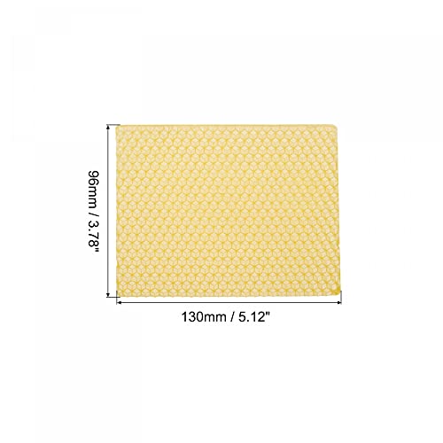 uxcell Beeswax Foundation Sheets Beekeeping Supplies Waxed Coated Nest Foundation for Making Candles 10Pcs