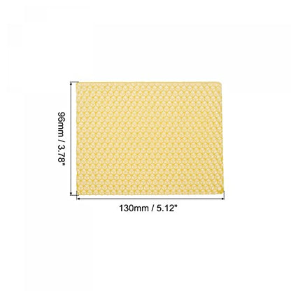 uxcell Beeswax Foundation Sheets Beekeeping Supplies Waxed Coated Nest Foundation for Making Candles 10Pcs