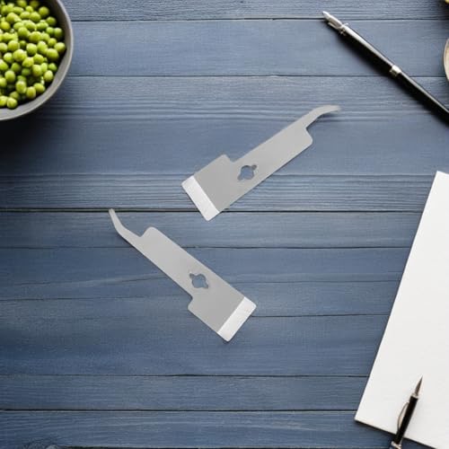 2pcs Stainless Steel Beekeeping Tools Curved Hive Scrapers with Frame Lifters for Efficient Honey Extraction and Beehive Maintenance