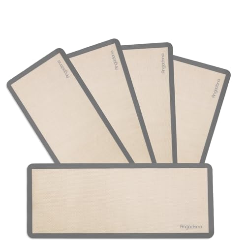 5 pcs Silicone Baking Mats For Harvest Right Freeze Dryer Medium Size Trays (Gray, M - Medium) - color: Gray
