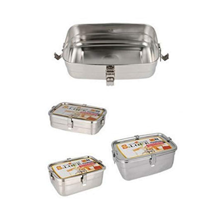 all Stainless Steel 304 Storage Sealed Container Set 3P (1.0L + 1.3L + 1.7L) for Storing Kimchi through Side Dish Vegetable Made in Korea