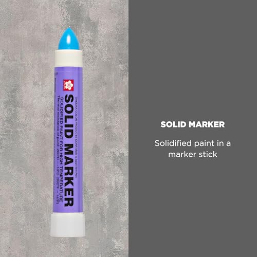 Sakura Solid Paint Markers - Permanent Marker Pens - Window, Wood & Glass Marker - Blue Paint - 1 Pack - color: Blue Paint