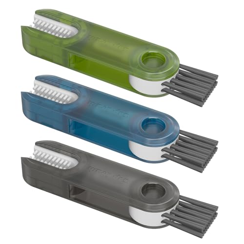 3 in 1 Cup Lid Gap Cleaning Brush Set, Multifunctional Bottle Cleaning Tools, Mutipurpose Tiny Cup Holder Cleaner, Home Kitchen Crevice Brush Tools