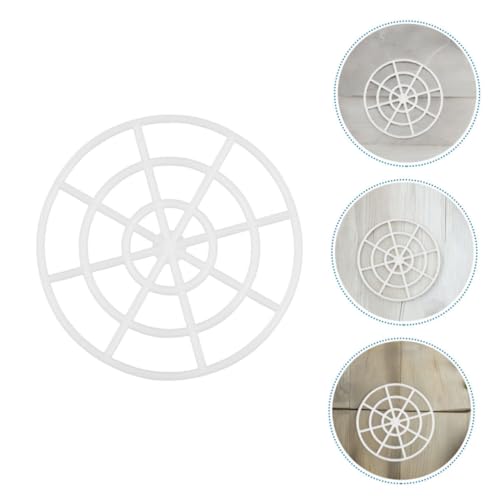 IMIKEYA 5 Pack Pickle Jars Press Plate Fermenting Weights 12cm Plastic Pickle Press Mesh Tool for Wide Mouth Jars Home Kitchen Cabbage Kimchi