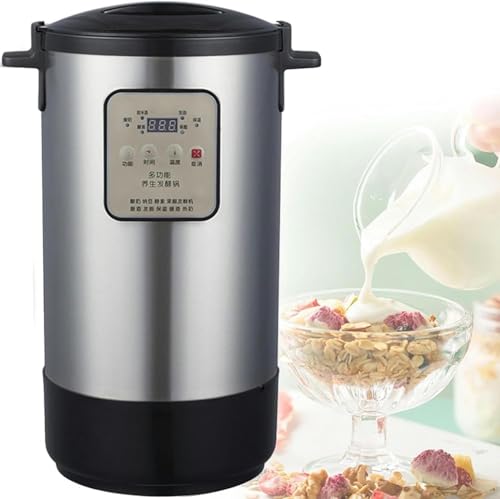 Commercial Fermentation Machine 12L, Automatic Fermenter with LCD Display & Intelligent Temp Control, Stainless Steel Inner Pot for Yogurt, Black Garlic & Natto