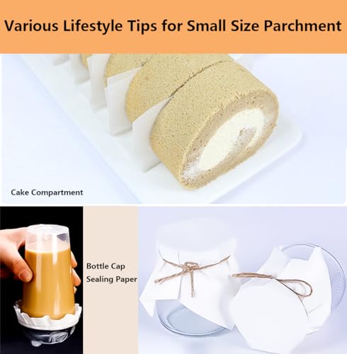100Pcs 6" x 6" Unbleached Parchment Paper, Burger Patty Paper, Non-Stick Squares Wax Paper Sheets for Seperating Patty, Cookies, Baking, Wrapping Candies - color: White Square, size: 6"X6" 100Pcs