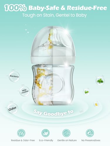 150PCS & 60PCS Official Detergent Cleaning Tablets - Baby Bottle Washer Tablets for All Brands Bottles Washers Machines
