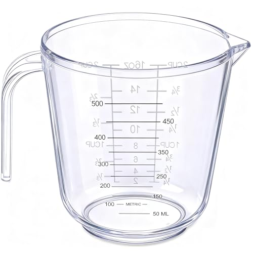 DOTINGHUX Measuring Cup, 2 Cup, Clear - size: 2 cup