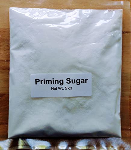 Priming Sugar 5 oz. and 50 Black Oxygen Absorbing Bottle Caps