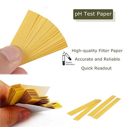 9 Pack pH.1-14 Test Paper Extensive Test Paper Litmus Test Paper 720 Strips pH Test with Storage Case for Saliva Urine Water Soil Testing Pet Food and Diet pH Monitoring - size: 9 Pack with Storage Case