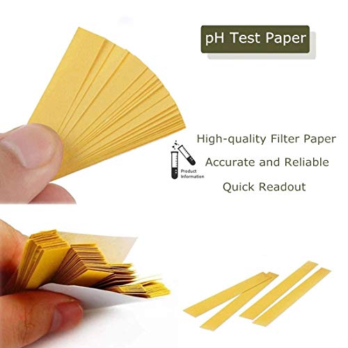 3 Pack pH.1-14 Test Paper Extensive Test Paper Litmus Test Paper 240 Strips pH Test with Storage Case for Saliva Urine Water Soil Testing Pet Food and Diet pH Monitoring (3 Pack with Storage Case) - size: 3 Pack with Storage Case