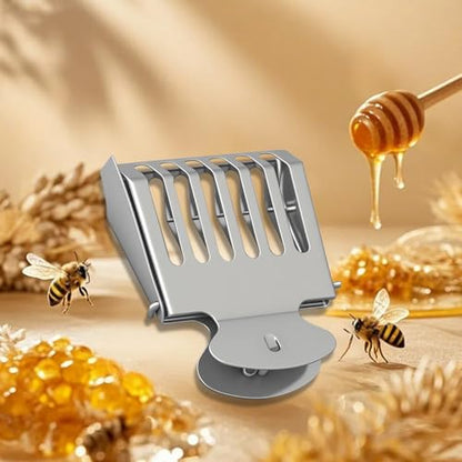 5 PCS Stainless Steel Queen Bee Cage Catcher Clip, Durable Beekeeping Tool for Safe Hive Management, Essential Beekeeper Supplies for Apiculture