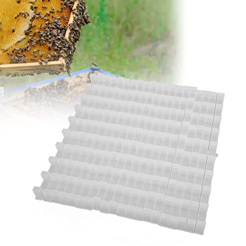 20 Pcs Metal Frame Beehive Spacers, Plastic Hive Spacer Tool for Even Beekeeping in 9 Frame Super or Brood Boxes