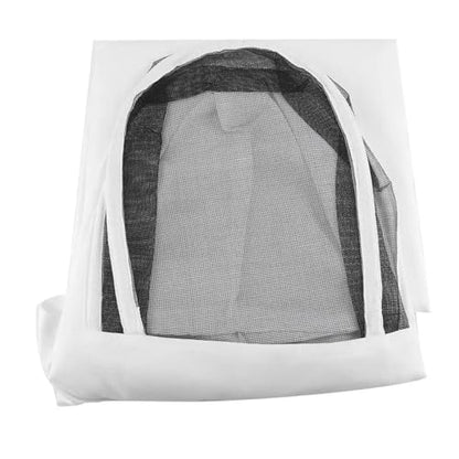 Beekeeping Clothes Cotton Hooded Beekeeping Suit Veil Hat Jacket Protective Coverall Full Body Cover Beekeepers(XL) - size: X-Large