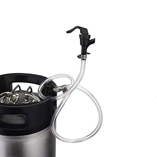 Picnic Tap Keg Party Tap - LUCKEG Brand Homebrew Cornelius Keg Ball Lock Line Dispenser Beer Keg Spigot with free Hose Clamp (PACK of 6)