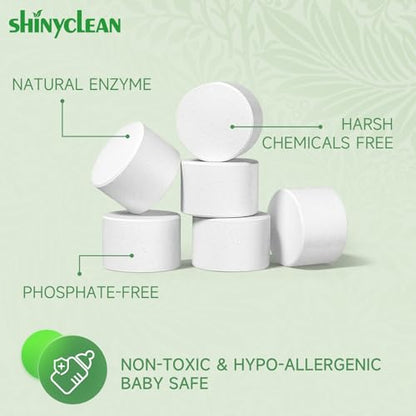 Bottle Washer Detergent Tablets, Fits All Machines, 360 count | Baby-safe, deep cleaning, chlorine & fragrance free, no residue, compatible with Momcozy & Baby Brezza Pro and all brands - size: 360 Count (Pack of 1)