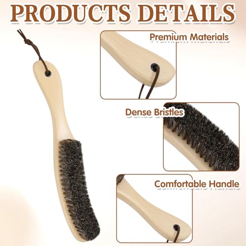 Cleaning Bread Brush for Bread Proofing Baskets/Countertops/Wood Pulp Banneton/Proofing Cloth | Natural Horsehair and Wooden Handle Bread Cleaning Brush | Essential Sourdough Cleaning Supplies