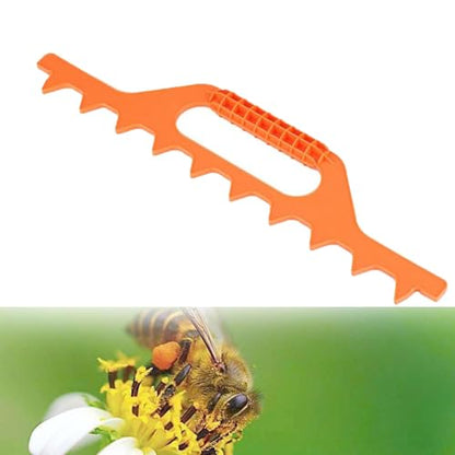 Frame Hive Spacer for Spacing Bee Frames,Beekeeping Supplies framing Tools Plastic shims Beekeeping Practical Tool Honeycomb Spacer (Orange 9 Frame)