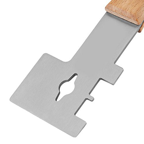 Hilitand Multifunctional Beekeeping Hive Tool, Polished Stainless Hive Scraper Tool with Wood Handle Grip Beekeeping Equipment for Beekeepers