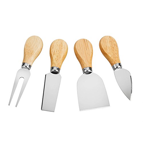 Cheese Knives Set of 8-2 Cheese Knife, 2 Cheese Fork, 2 Cheese Slicer, 2 Butter Knife – Premium Mini Stainless Steel Cheese Knives - Cheese Knife Set for Charcuterie Board - color: Option2
