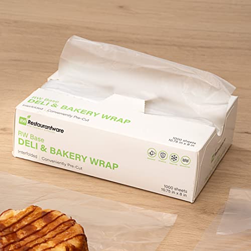 Restaurantware Plastic Food Wraps 1000 Pack of 10.75" x 8" Pre-Cut Clear Sandwich Wraps Disposable Pop-Up Microwavable Freezable Greaseproof Food Covers for Burgers, Snacks, And Take Out - size: 10.8" x 8"