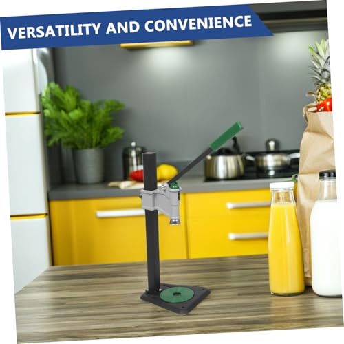 Manual Beer Bottle Capper, Adjustable Height Desktop Homebrew Crown Capping Machine for Standard Glass Bottles 26mm/29mm, Single Unit for Home Brewing and Soda Sealing