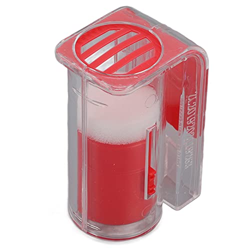 Tyenaza 3Pcs Bee Queen Cages, Transparent Queen Bee Marking Marker Bottle Catcher Clip Holder Queen bee catching Marking Cage(RED) - color: Red
