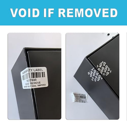 Tamper Evident Proof Barcode Stickers with Individual Serial Number Security Warranty Void Sticker,Sealing Label for Package(150pcs 1.6x0.8 inches,Matte Silver) - style: silver4x2cm