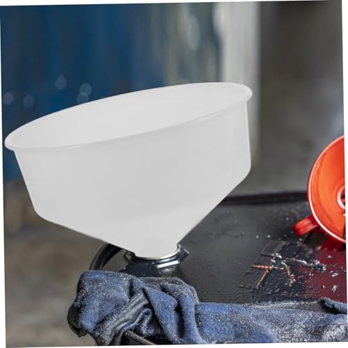 Large Wide Mouth Funnel for Liquid Transfer Reusable Funnel for Beer Oil Juice and Drinks Easy Pouring Kitchen Tool Versatile for Filling Bottles and Canning