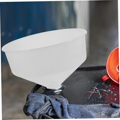Large Wide Mouth Funnel for Liquid Transfer Reusable Funnel for Beer Oil Juice and Drinks Easy Pouring Kitchen Tool Versatile for Filling Bottles and Canning