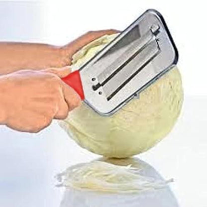 YukaBa Cabbage Kitchen Knife Slicer Chopper Shredder Sauerkraut Cutter Coleslaw Grater (Red-A) - color: Red-A