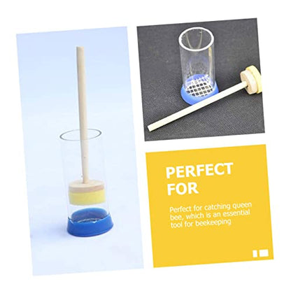BESPORTBLE 3pcs Marker Bottle Queen Marking Cages Plastic Beekeeping Bottles for Easy Identification of Lightweight and Beekeeper Accessories Stick