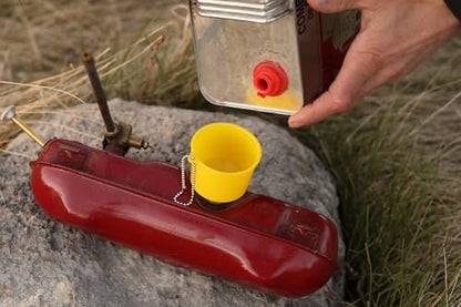 Coghlan's High-Strength Polypropylene Funnel with Brass Strainer, Ideal for Refilling Camp Stoves and Lanterns with Fuel; Mess-Free Design for Quick and Easy Pouring at Campsites and Home - size: 2 1/4"